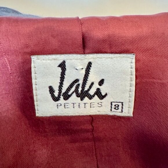 90s Vintage Grey Pants Suit - Picture 9 of 16